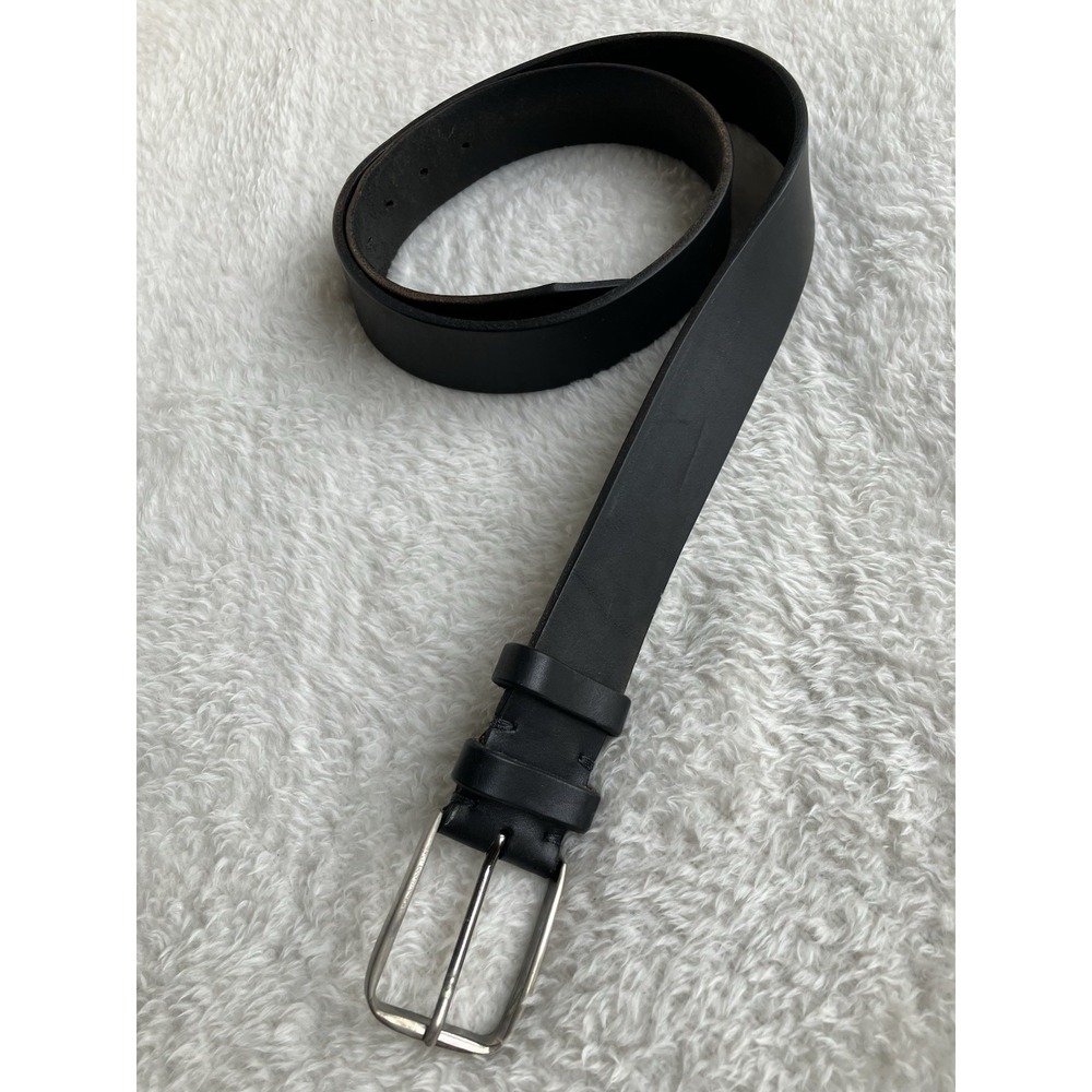 Martin Dingman Black Bridle Leather Belt Style 40435 Sz 38